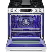 LG 5.8 cu.ft. Smart Gas Single Oven Slide-in Range with Air Fry LSGL5833X