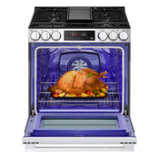 LG 5.8 cu.ft. Smart Gas Single Oven Slide-in Range with Air Fry LSGL5833X
