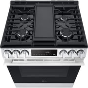 LG 5.8 cu.ft. Smart Gas Single Oven Slide-in Range with Air Fry LSGL5833X