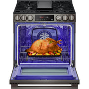 LG 5.8 cu.ft. Smart Gas Single Oven Slide-in Range with Air Fry LSGL5833Z