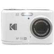 Kodak PIXPRO FZ45 16MP Digital Camera White with Lexar 32GB Card and Camera Case