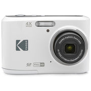 Kodak PIXPRO FZ45 16MP Digital Camera White with Lexar 32GB Card and Camera Case