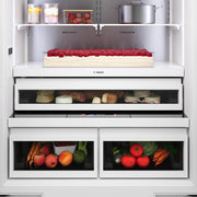 Bosch 36-inch, 20.1 cu.ft. Built-in Bottom Freezer with Wi-Fi Connect B36BT130NS
