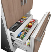 Bosch 36-inch, 20.1 cu.ft. Built-in Bottom Freezer with Wi-Fi Connect B36IT100NP