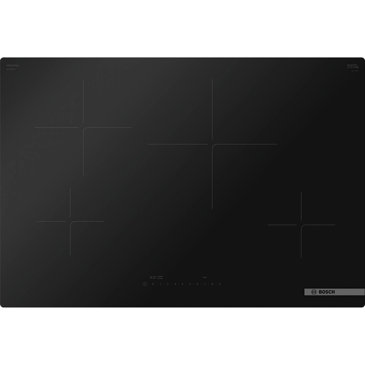 Bosch 30-inch Built-in Induction Cooktop with SpeedBoost® NIT5063UC