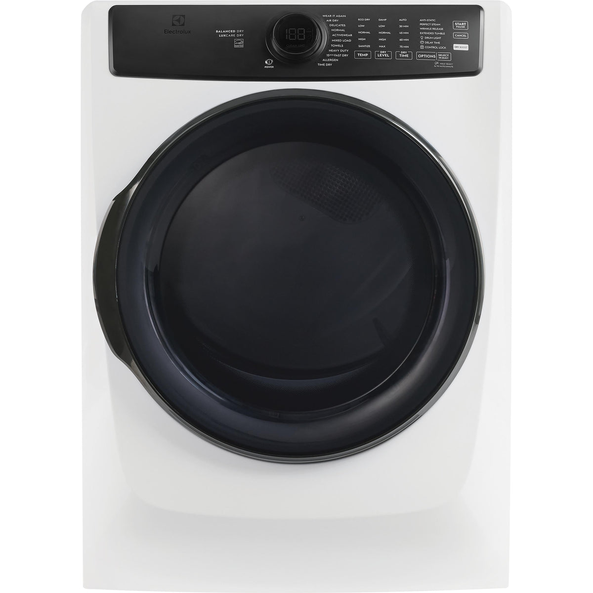 Electrolux 8.0 cu. ft. Electric Dryer with Balanced Dry™ ELFE7738MW