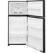 Frigidaire 30-inch, 20 cu.ft. Freestanding Top Freezer Refrigerator with EvenTemp™ FFHT2045XB