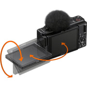 Sony ZV-1F Vlog Camera for Content Creators Vloggers +32GB Card +Camera Case +Battery