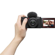 Sony ZV-1F Vlog Camera for Content Creators Vloggers +32GB Card +Camera Case +Battery