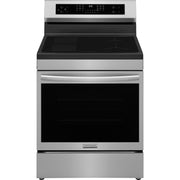 Frigidaire Gallery 30-inch Freestanding Induction Range with Total Convection Technology GCRI3060BF