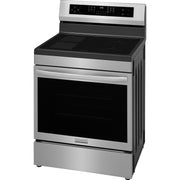 Frigidaire Gallery 30-inch Freestanding Induction Range with Total Convection Technology GCRI3060BF