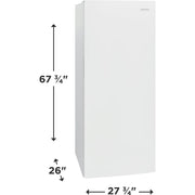 Frigidaire 28-inch, 16 cu. ft. Freestanding All Refrigerator FRAE1626AW
