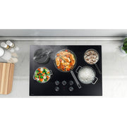 Samsung 30-inch Built-in Electric Cooktop with Illuminated Knobs NZ30FG6332RKAA
