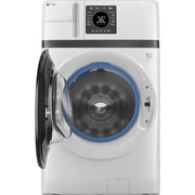 GE Profile All-in-One Electric Laundry Center with SmartDispense™ Technology PFQ83HSHWWW