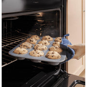 GE 30-inch Slide-in Electric Range with Crisp Mode GRS500PVBB