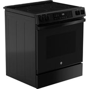 GE 30-inch Slide-in Electric Range with Crisp Mode GRS500PVBB