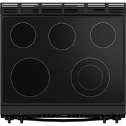 GE 30-inch Slide-in Electric Range with Crisp Mode GRS500PVBB