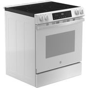 GE 30-inch Slide-in Electric Range with Crisp Mode GRS500PVWW