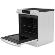 GE 30-inch Slide-in Electric Range with Crisp Mode GRS500PVWW