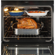 GE 30-inch Slide-in Electric Range with Crisp Mode GRS500PVWW