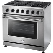 Thor Kitchen 36-inch Freestanding Gas Range LRG3601ULP