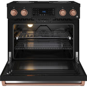 Thor Kitchen 36-inch Freestanding Electric Range with Tilt Panel RSE36B-RSG