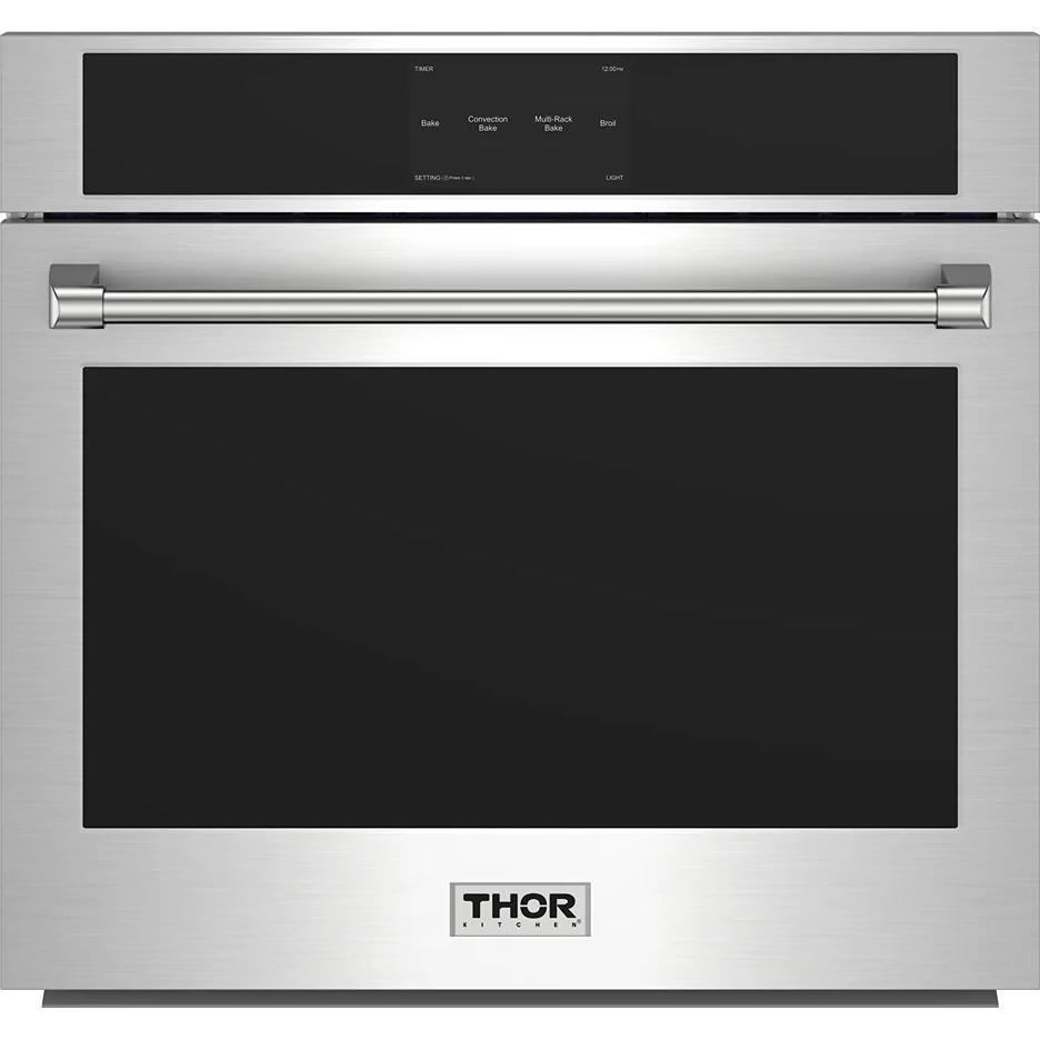 Thor Kitchen 30-inch, 4.8 cu.ft. Built-in Single Wall Oven with LuxGlide™ Telescopic Racks TEW30ES
