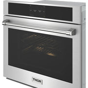 Thor Kitchen 30-inch, 4.8 cu.ft. Built-in Single Wall Oven with LuxGlide™ Telescopic Racks TEW30ES