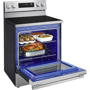 LG 30-inch 6.3 cu ft. Electric Range with Probake Convection and EasyClean® LREN6321YE