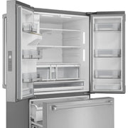 Thor Kitchen 36-inch, 28.9 cu. ft. French 3-Door Refrigerator with Ice and Water Dispenser TRF3628FFD