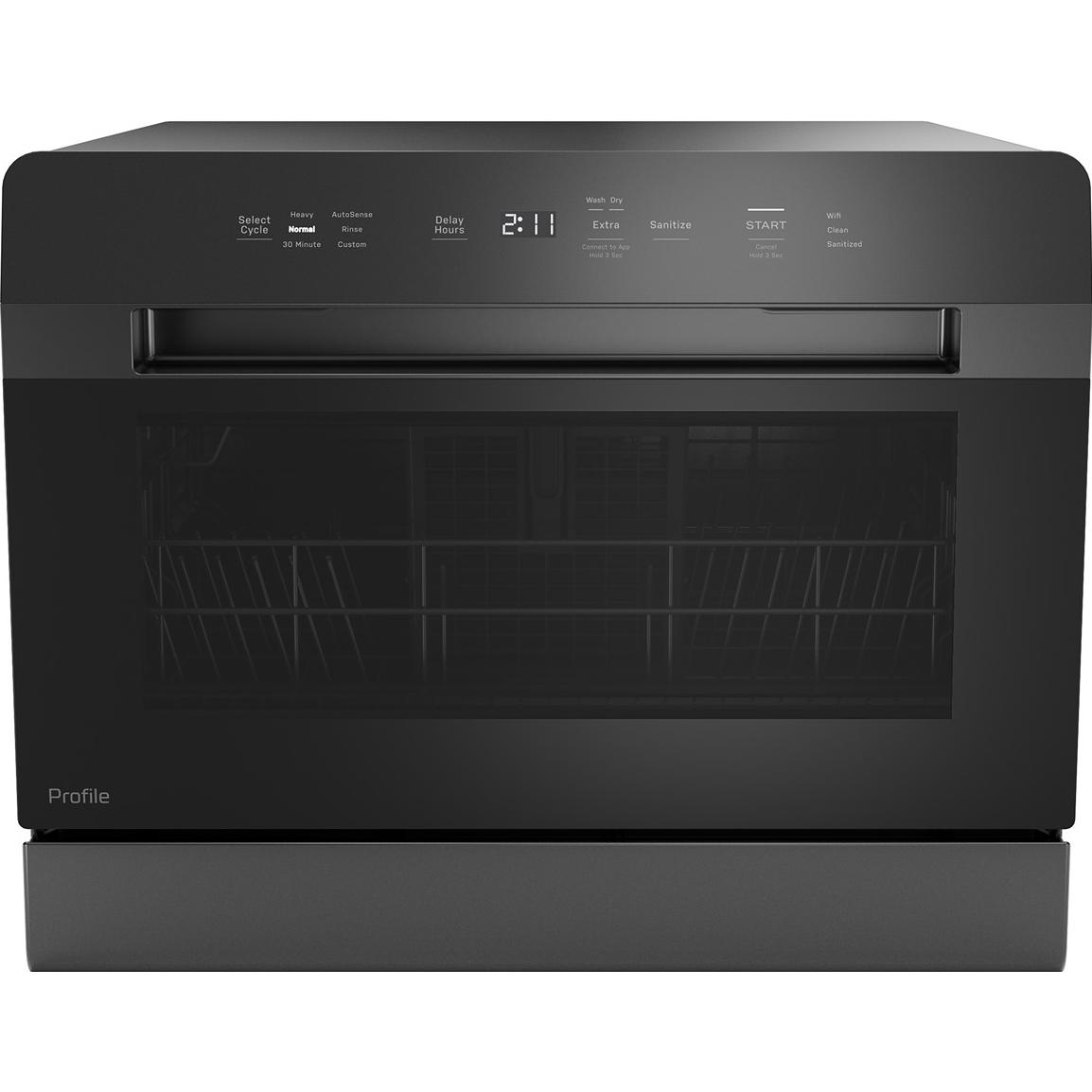 GE Profile Countertop Smart Compact Dishwasher PZF560HGWBB