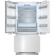 Thor Kitchen 36-inch, 19.6 cu. ft. Built-in French 3-Door Refrigerator with Water Dispenser XRF3619BFP-SS
