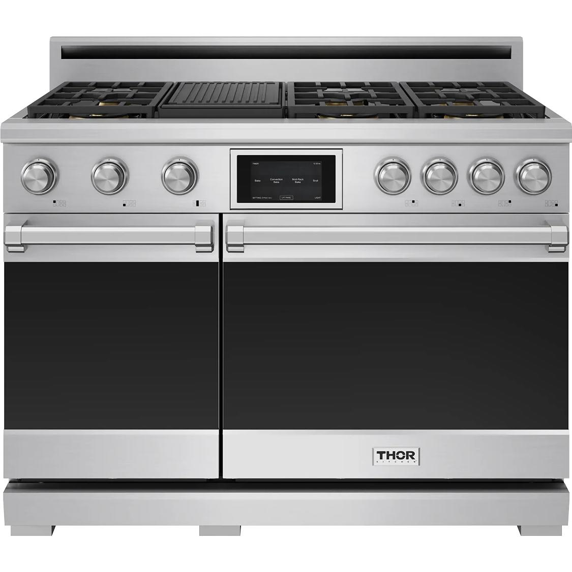 Thor Kitchen 48-inch Freestanding Dual Fuel Range XRG48ELP