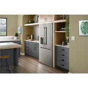 LG 36-inch, 23.7 cu. ft. Counter-Depth MAX™ French 3-Door Refrigerator with Zero Clearance™ LF24Z6330S