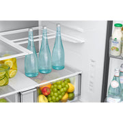 Samsung French 3-Door Refrigerator with In-Door Tall Dispenser RF70H25KERAA
