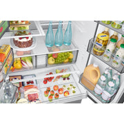 Samsung French 3-Door Refrigerator with In-Door Tall Dispenser RF70H25KERAA