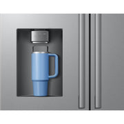 Samsung French 3-Door Refrigerator with Water and Ice Dispensing System RF70H25HERAA