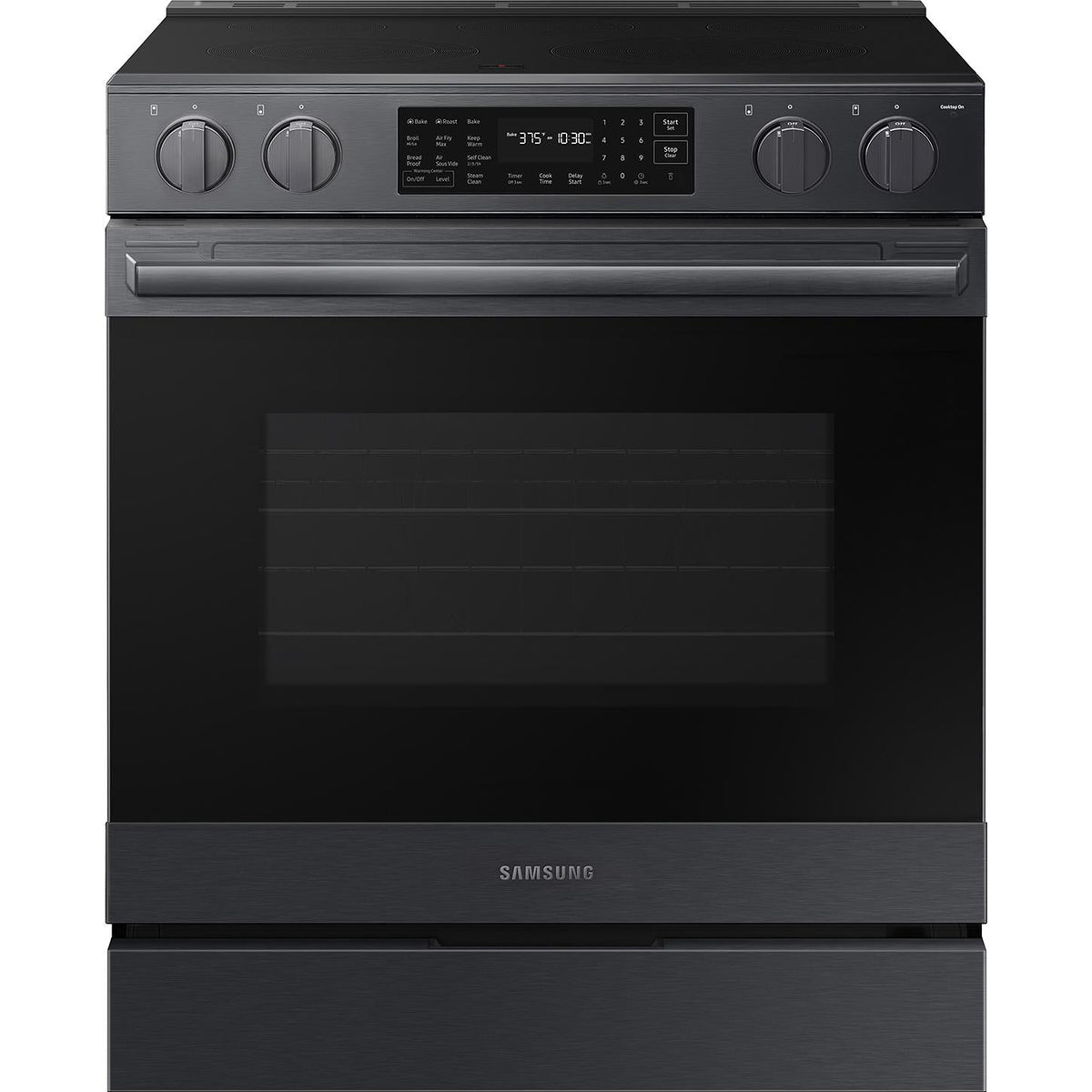 Samsung 30-inch Slide-in Electric Range with Wi-Fi NSE80H63SEAA
