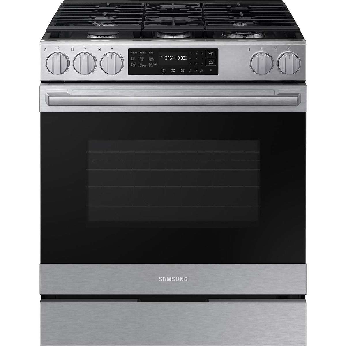 Samsung 30-inch Slide-in Gas Range with Wi-Fi NSG80H60SRAA