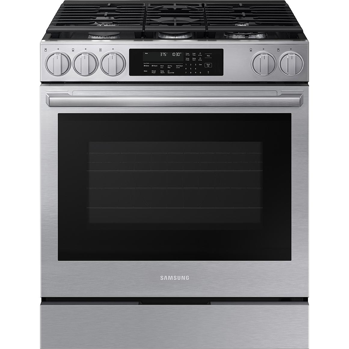 Samsung 30-inch Slide-in Gas Range with Wi-Fi NSG90H60SRAA