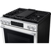 Samsung 30-inch Slide-in Gas Range with Wi-Fi NSG90H60SWAA