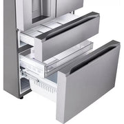 LG 29 cu. ft. MAX™ 4-Door French Door Refrigerator with Mini Craft Ice™ and Full-Convert Drawer™ LF29S9730S