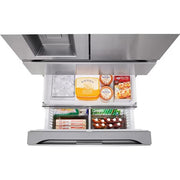 LG 29 cu. ft. MAX™ 4-Door French Door Refrigerator with Mini Craft Ice™ and Full-Convert Drawer™ LF29S9730S