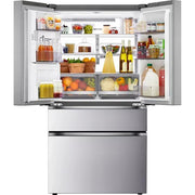LG 29 cu. ft. MAX™ 4-Door French Door Refrigerator with Mini Craft Ice™ and Full-Convert Drawer™ LF29S9730S