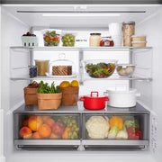 LG 29 cu. ft. MAX™ 4-Door French Door Refrigerator with Mini Craft Ice™ and Full-Convert Drawer™ LF29S9730S