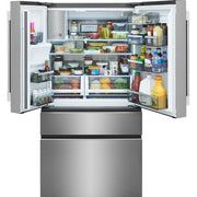 Frigidaire Professional 36-inch, 21 cu. ft. Counter-Depth French 4-Door Refrigerator with Custom-Flex® Temperature Drawer PRMC2290BF