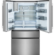 Frigidaire Professional 36-inch, 21 cu. ft. Counter-Depth French 4-Door Refrigerator with Custom-Flex® Temperature Drawer PRMC2290BF