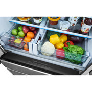 Frigidaire Professional 36-inch, 26.3 cu. ft. Freestanding French 4-Door Refrigerator with Custom-Flex® Temperature Drawer PRMS2790BF