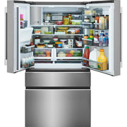 Frigidaire Professional 36-inch, 26.3 cu. ft. Freestanding French 4-Door Refrigerator with Custom-Flex® Temperature Drawer PRMS2790BF
