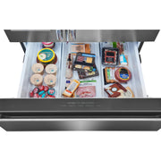 Frigidaire Professional 36-inch, 26.3 cu. ft. Freestanding French 4-Door Refrigerator with Custom-Flex® Temperature Drawer PRMS2790BF